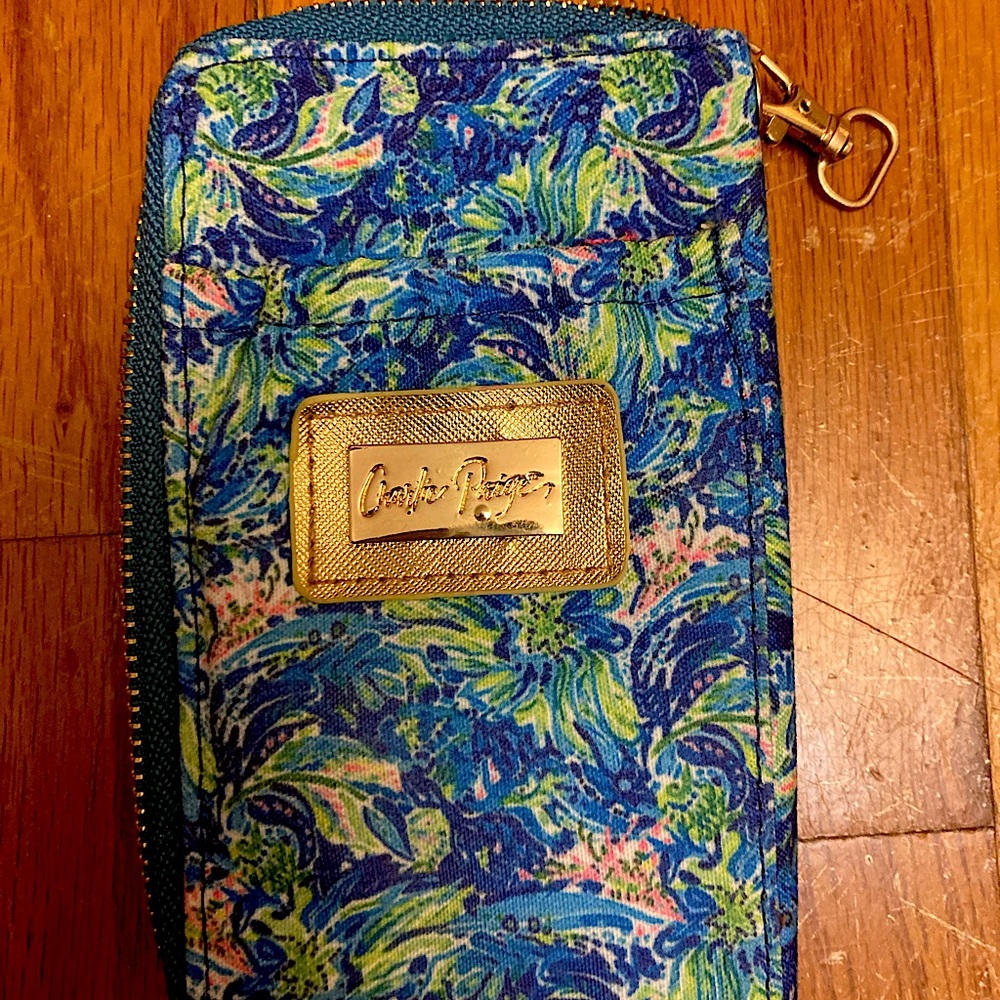 CHARLIE PAIGE PHONE WRISTLET - BLUE/GREEN